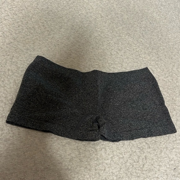 DARK GRAY BOY SHORTS | spandex material - Picture 2 of 5